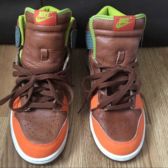 Nike Other - Nike dunk high premium orange blaze